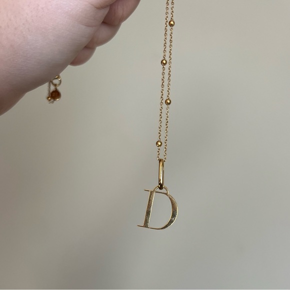 Abbott Lyon Gold Initial Necklace “D” - Picture 2 of 3